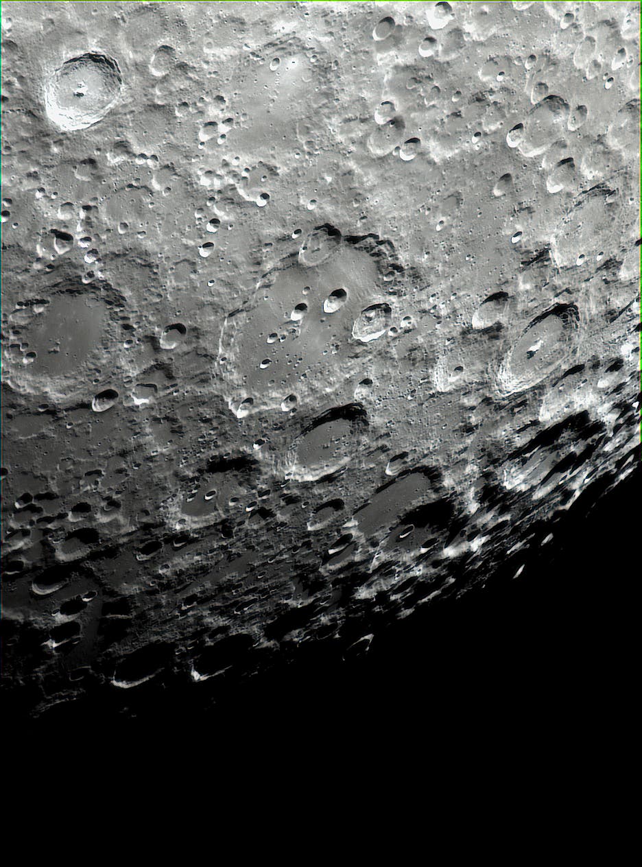 Mondkrater Tycho und Clavius Spektrum der Wissenschaft